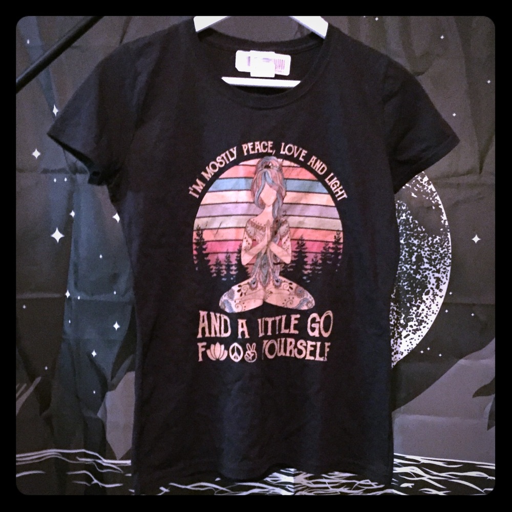 Black Hippy Graphic Tee. Size Small/2-4.